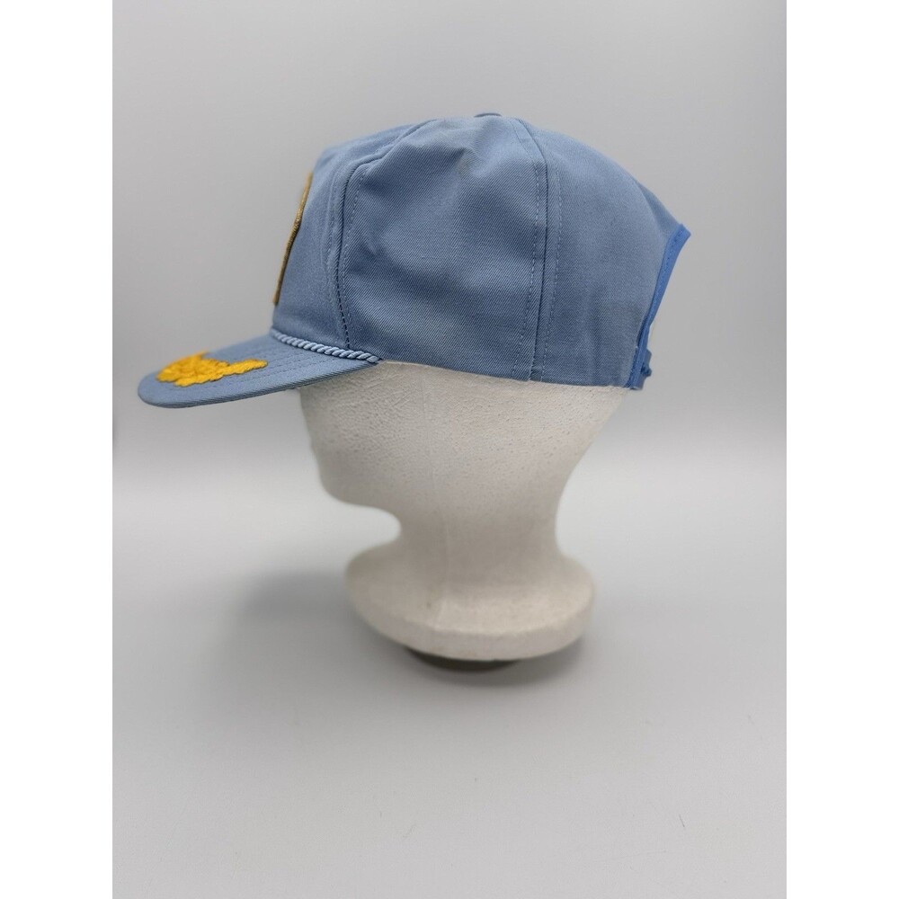 VINTAGE NEW ERA PRO DESIGN USS LEXINGTON CV-16 BLUE GHOST HAT USA MADE - Picture 4 of 10